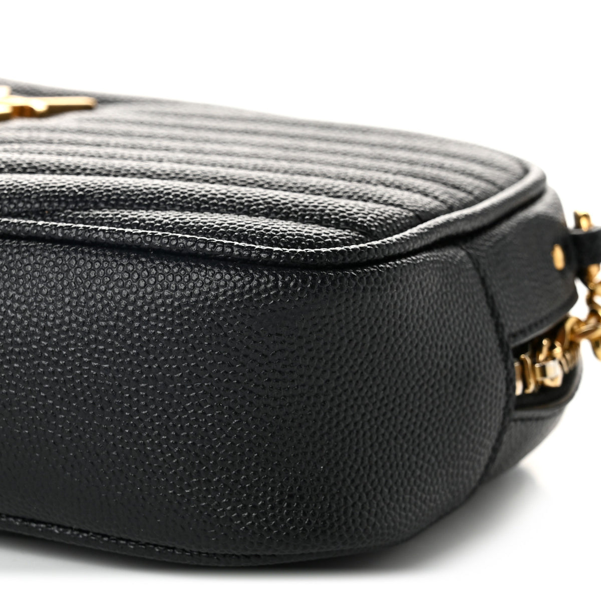 Grain De Poudre Matelasse Monogram Mini Lou Camera Bag Black