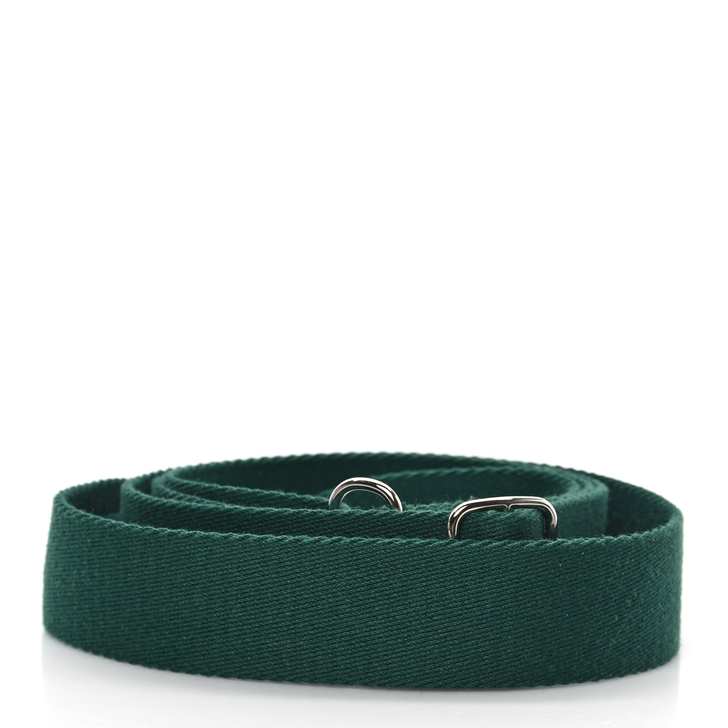 Canvas Calfskin Adjustable Shoulder Strap Green