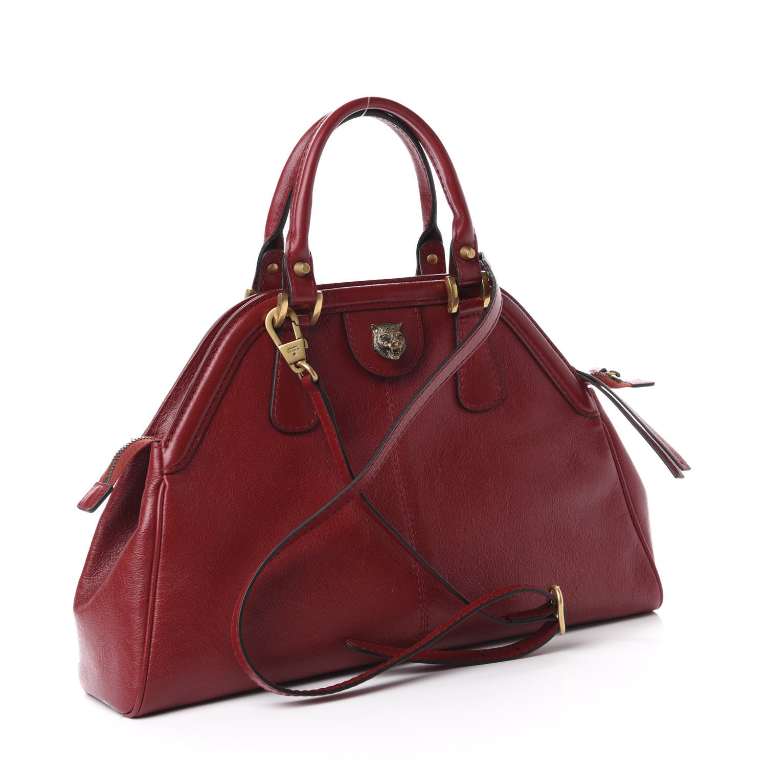 Gucci Piuma Lux Energy Medium Re(Belle) Top Handle Bag Romantic Cerise 3 of 11