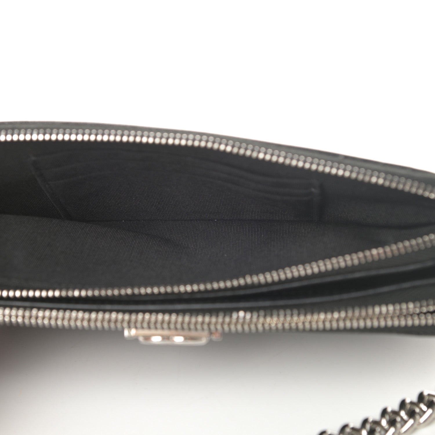 Chanel Caviar Quilted Small Boy Clutch With Chain Black 5 of 14