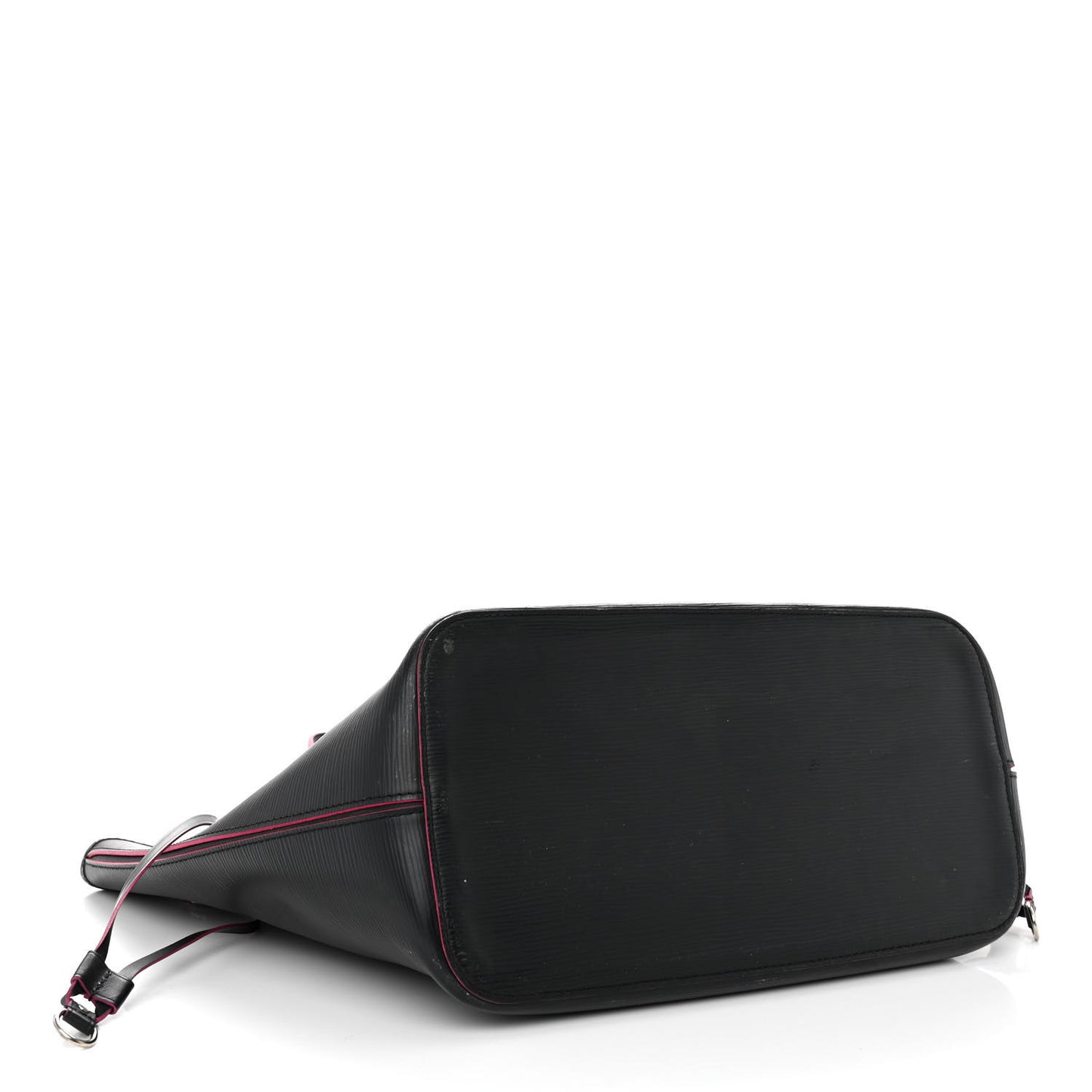 Epi Neverfull MM Black Hot Pink