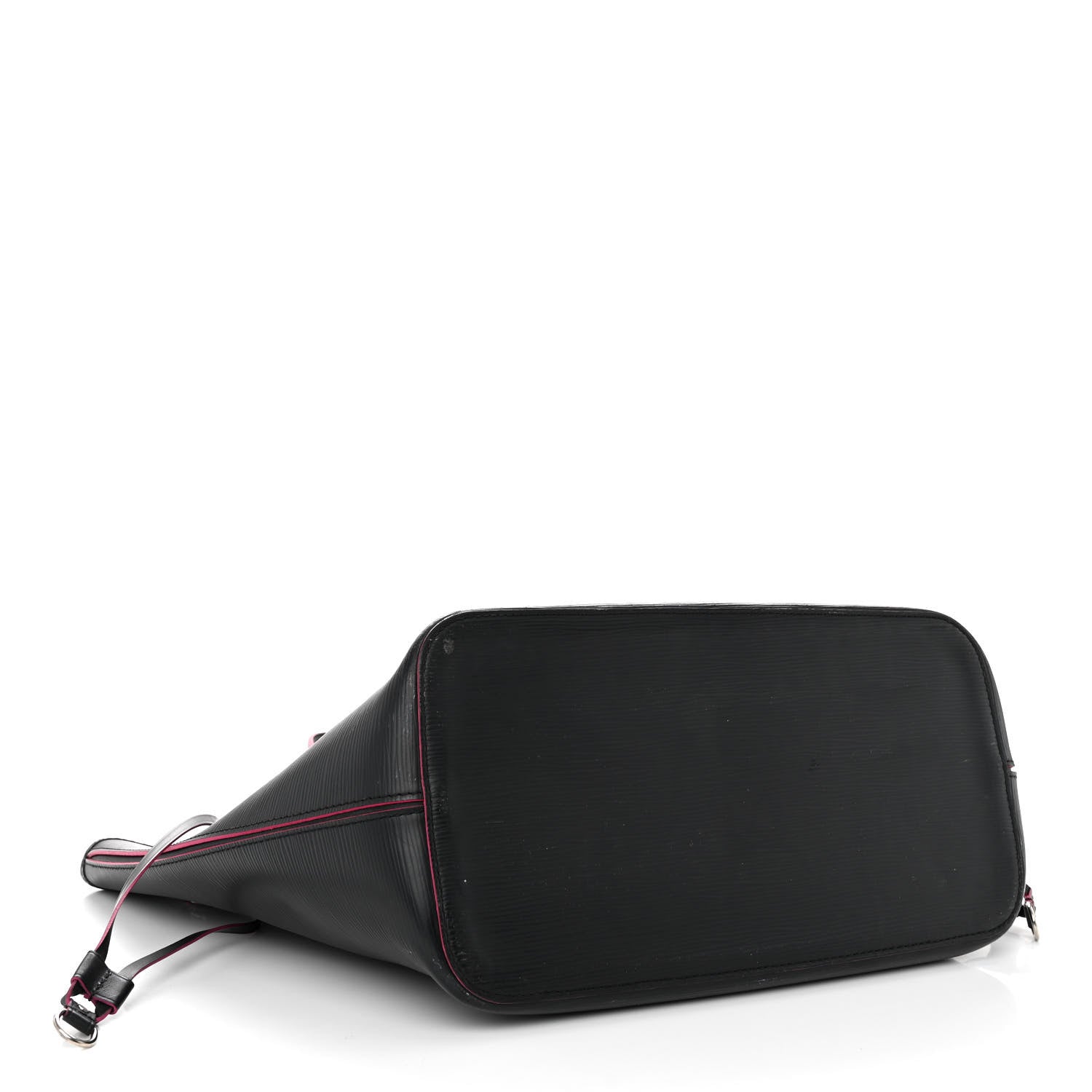 Louis Vuitton Epi Neverfull MM Black Hot Pink 5 of 16