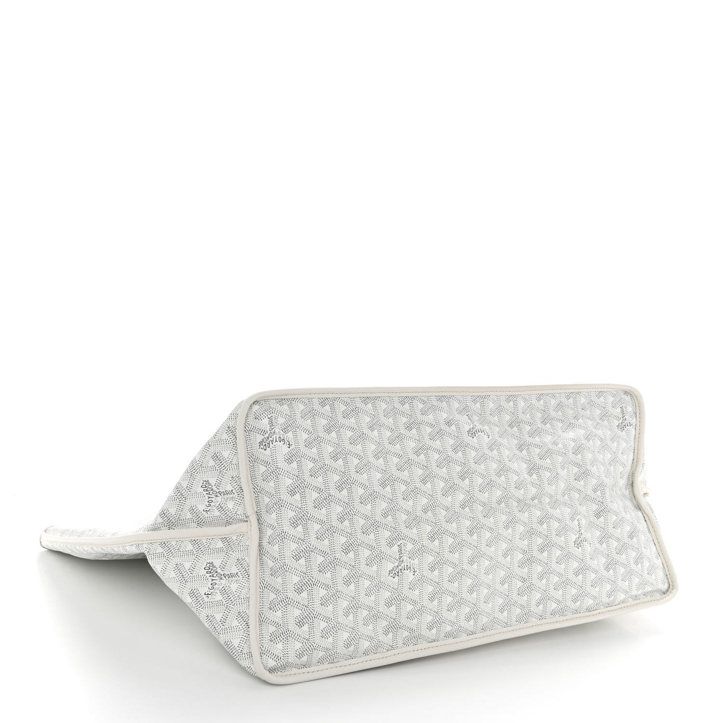 Goyardine Reversible Anjou GM White
