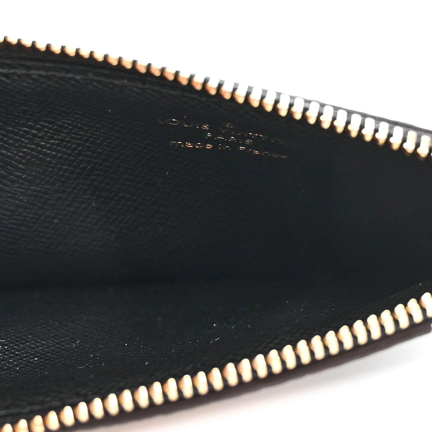 Reverse Monogram Zipped Romy Card Holder
