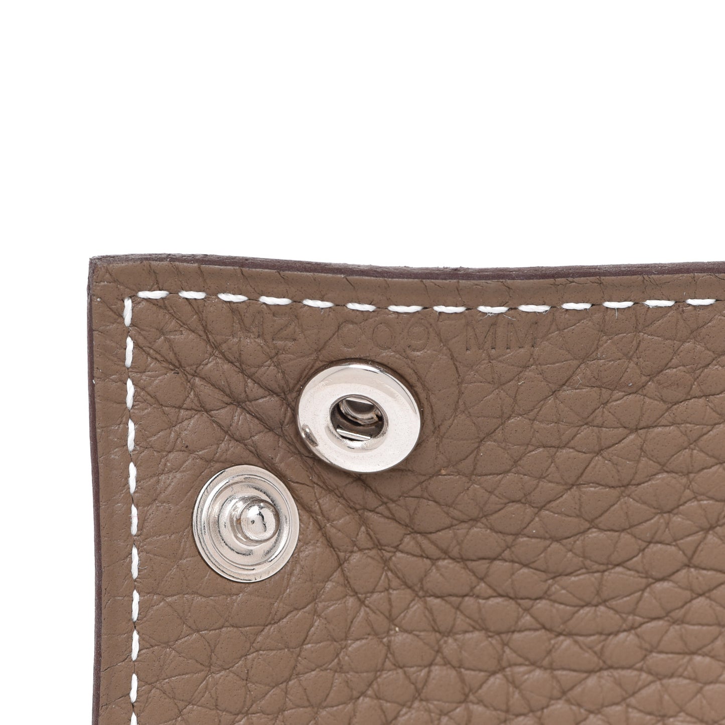 Taurillon Clemence Mini Mises et Relances Change Tray Etoupe