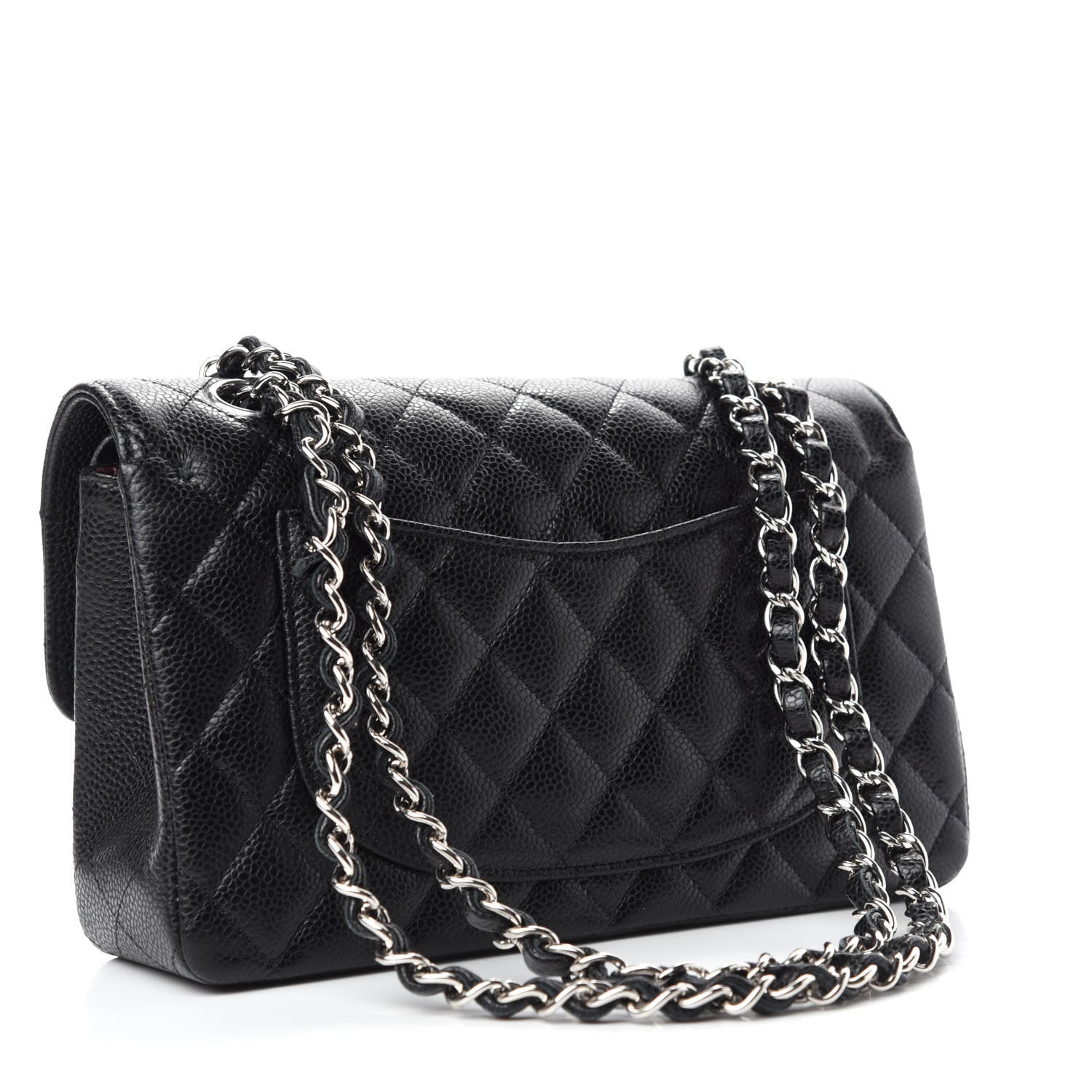 Chanel Caviar Quilted Small Double Flap Black 3 of 10