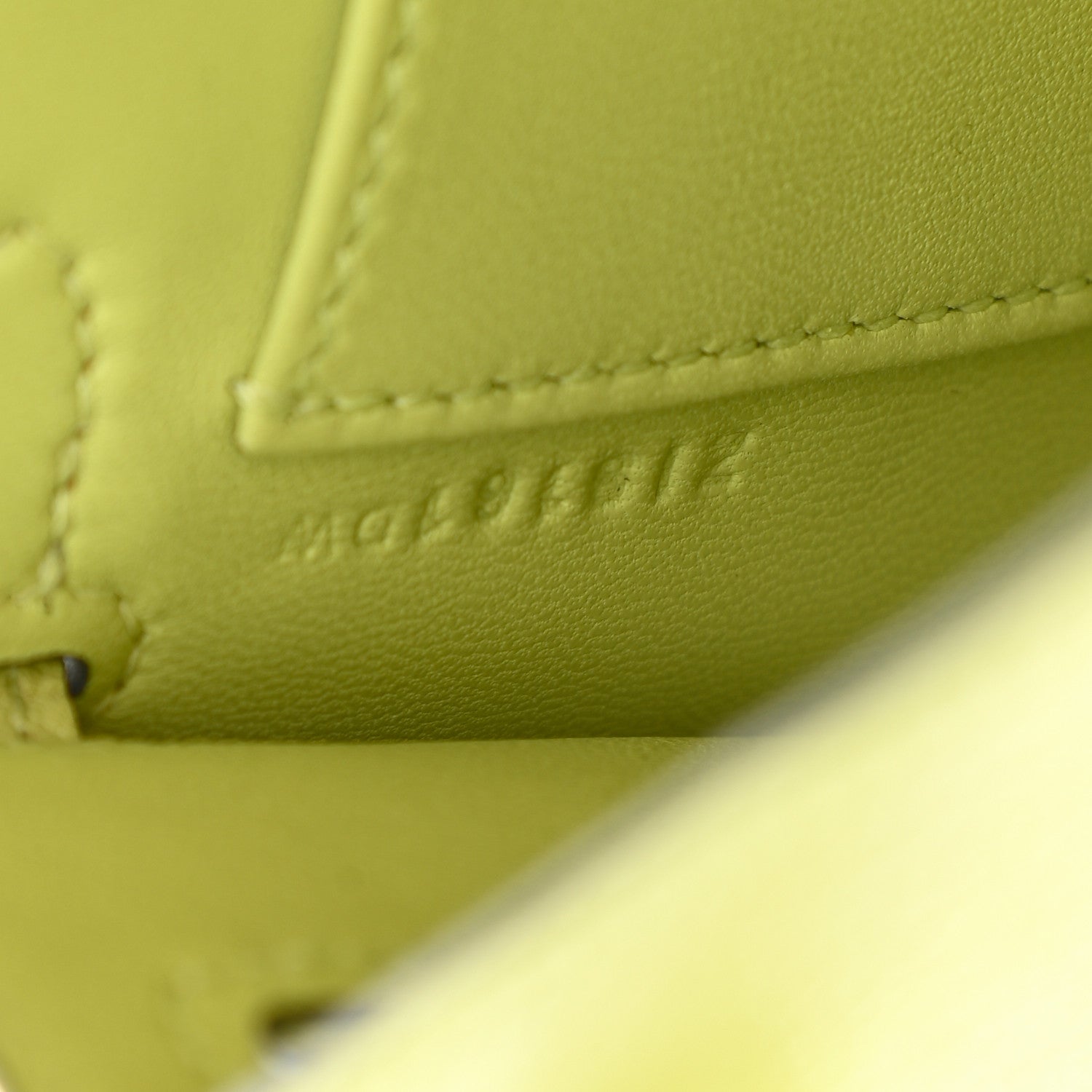 Hermes Chevre Mysore Mini Kelly Sellier 20 Jaune Bourgeon 7 of 9