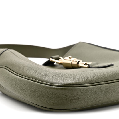 Gucci Grand Prix Calfskin Web Medium Jackie 1961 Hobo Dark Green 10 of 10
