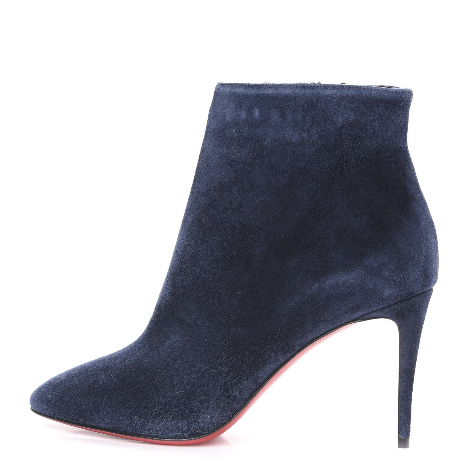 Christian Louboutin Veau Velours Eloise Booty 85 Ankle Boots 37 Bavarois 1 of 10