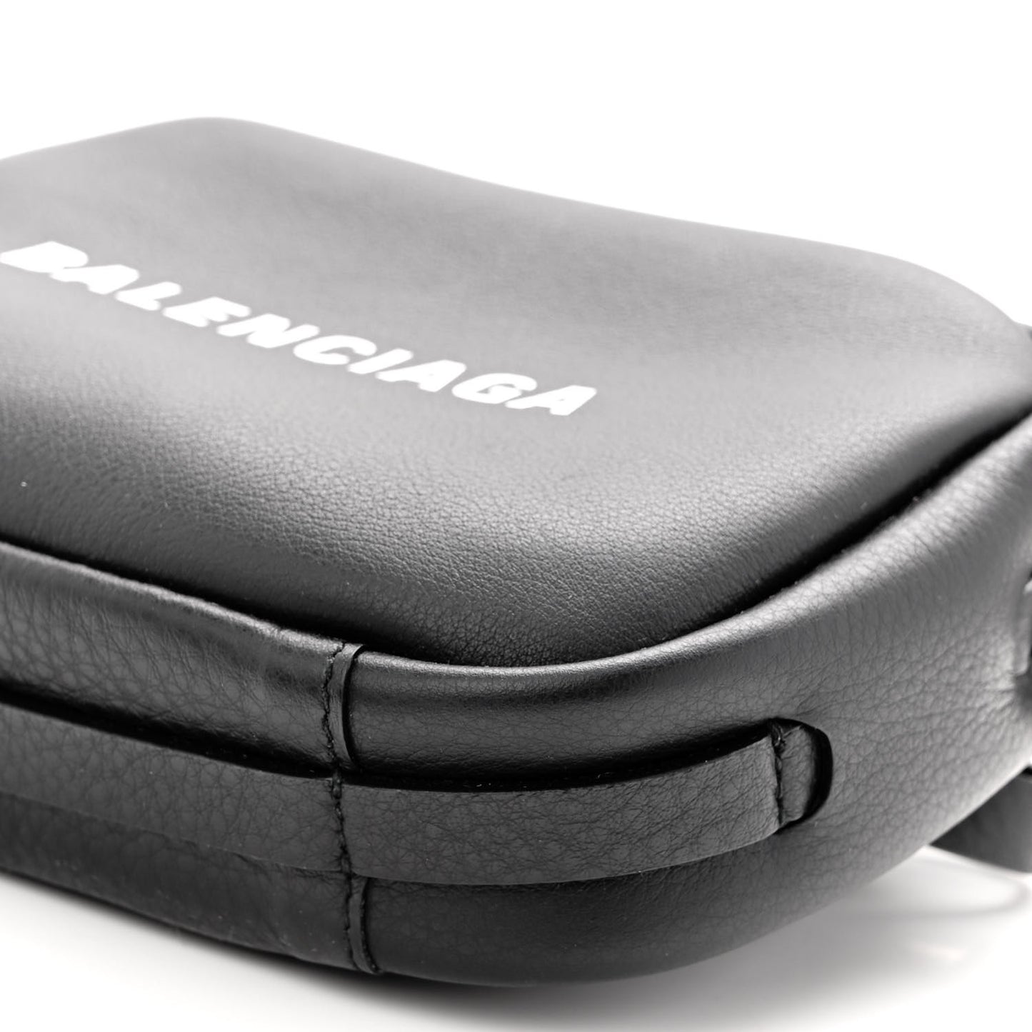 Calfskin Logo XS Everyday Camera Bag Black