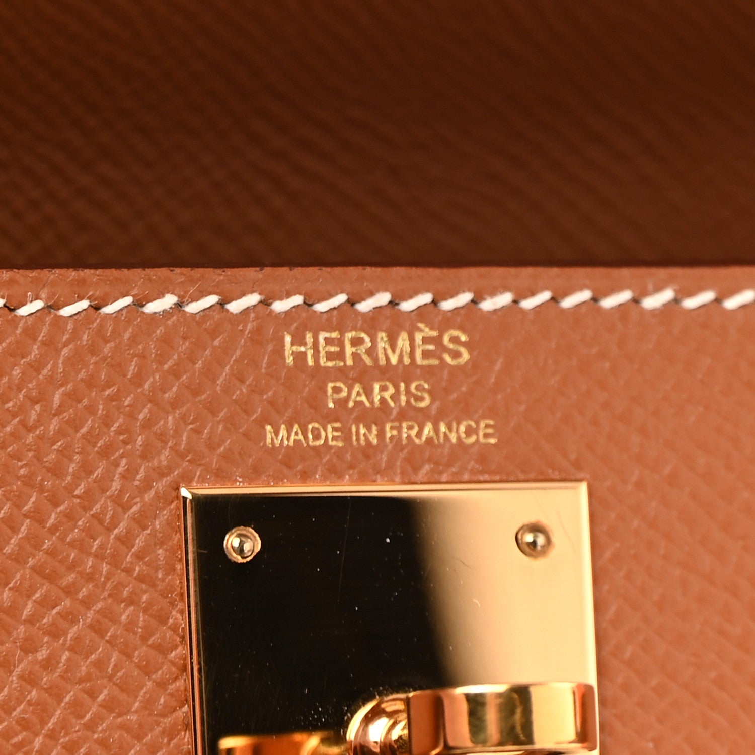 Hermes Epsom Kelly Sellier 28 Gold 6 of 14