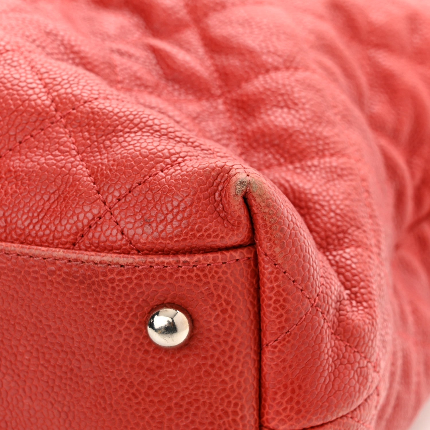 Chanel Caviar Quilted French Riviera Hobo Rouge 11 of 17