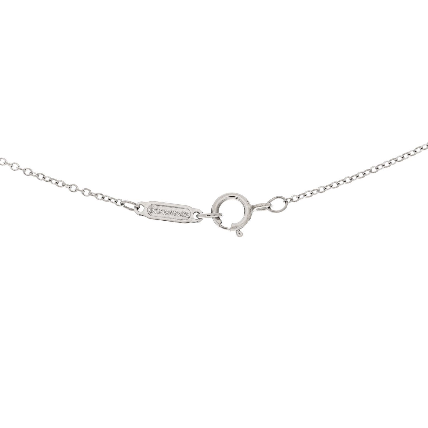 18K White Gold Chain Necklace 18"