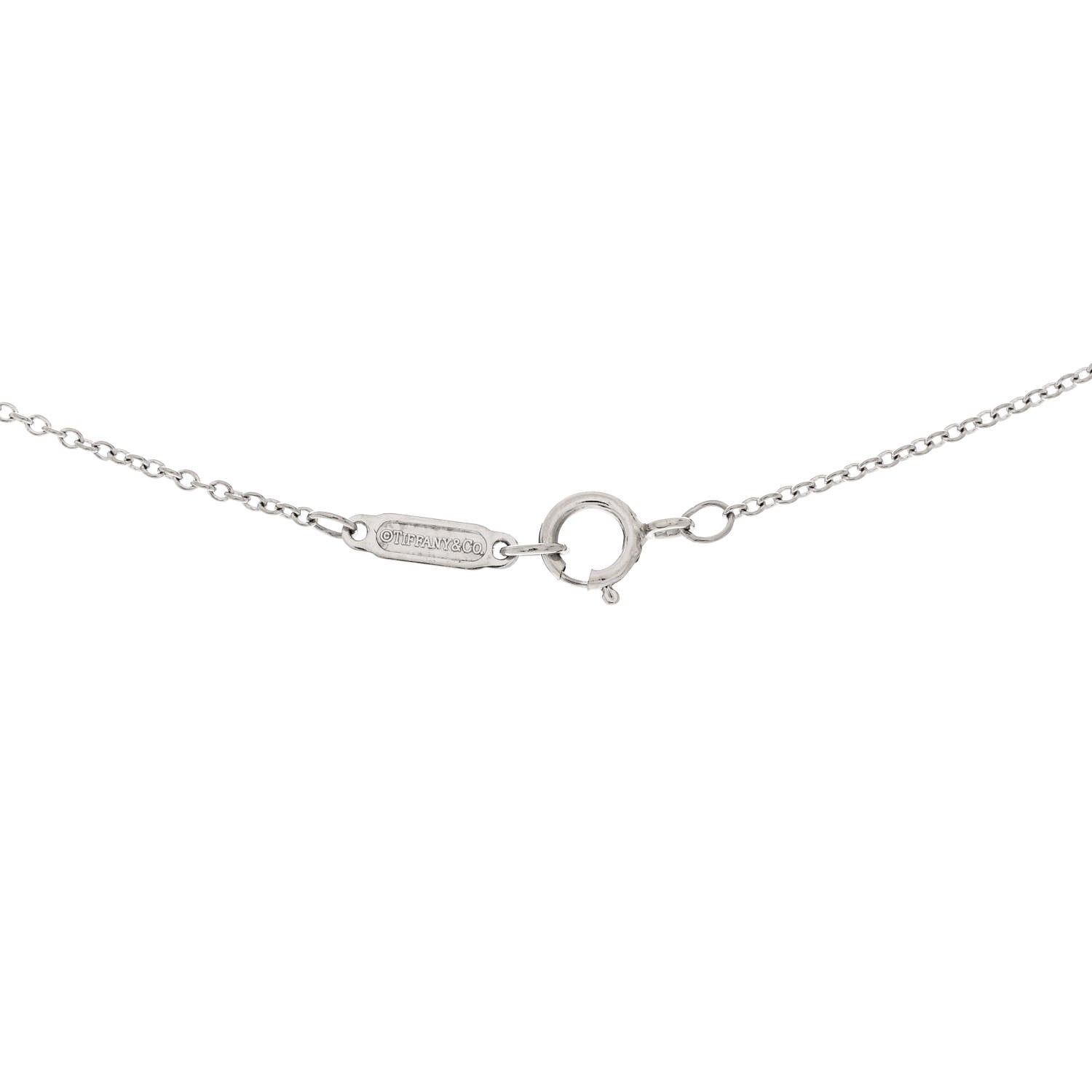 Tiffany 18K White Gold Chain Necklace 18" 4 of 6