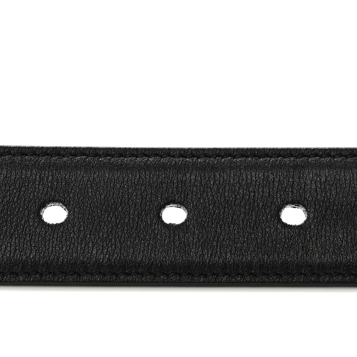Smooth Calfskin Monogram Square Buckle Belt 85 34 Black