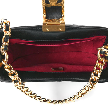 Chanel Lambskin Quilted Small Chain Hobo Black 5 of 11