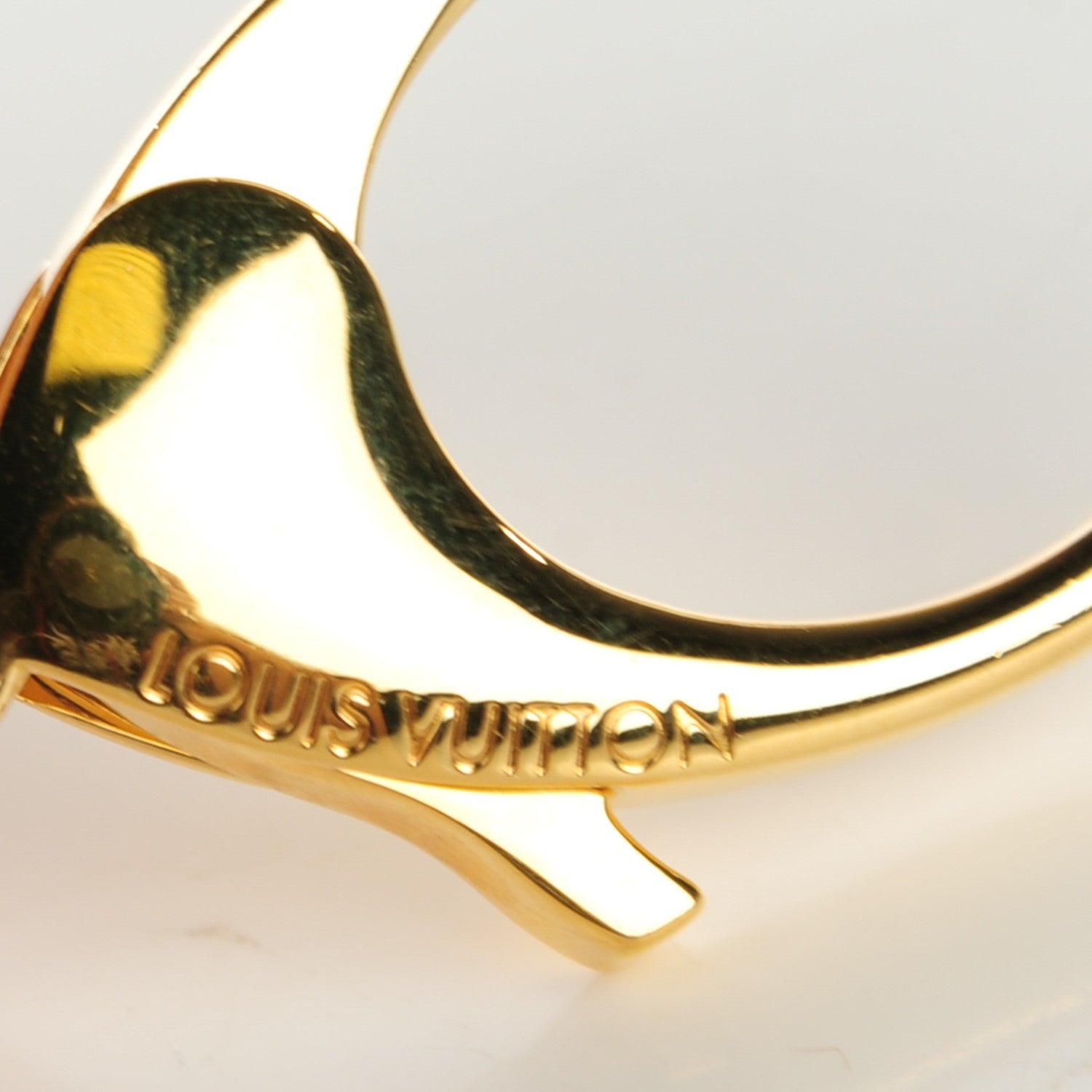 Louis Vuitton Fleur De Monogram Bag Charm Dore 3 of 5