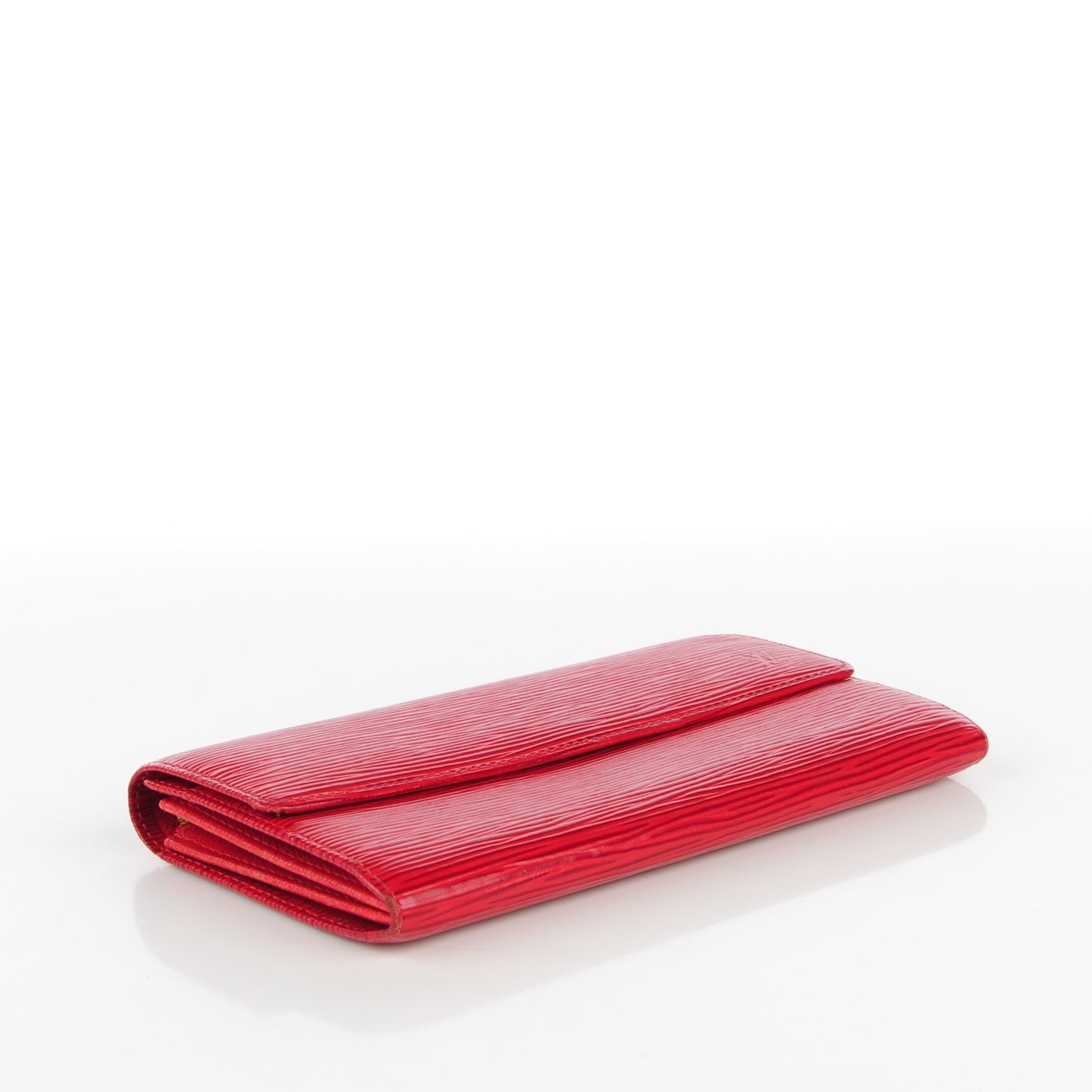 Epi Porte-Monnaie Credit Wallet Castillan Red