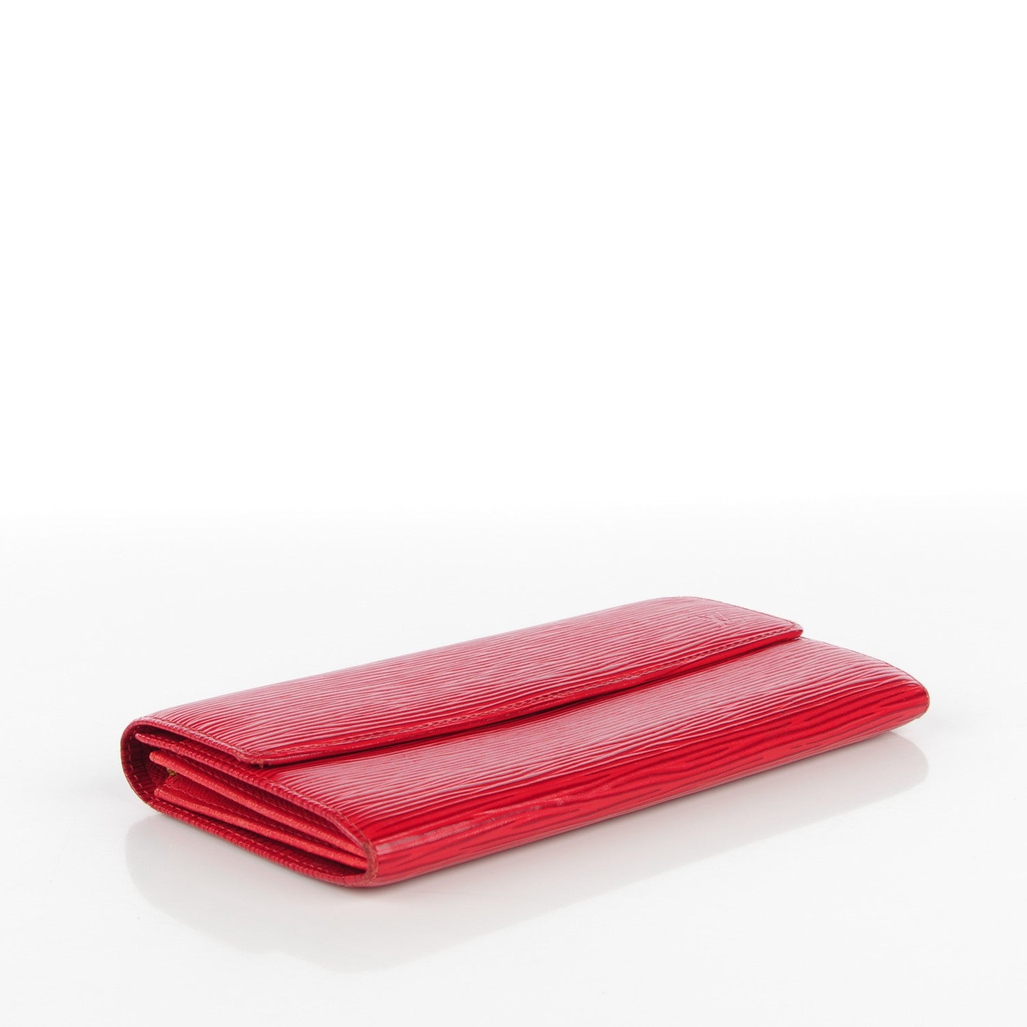 Louis Vuitton Epi Porte-Monnaie Credit Wallet Castillan Red 4 of 7