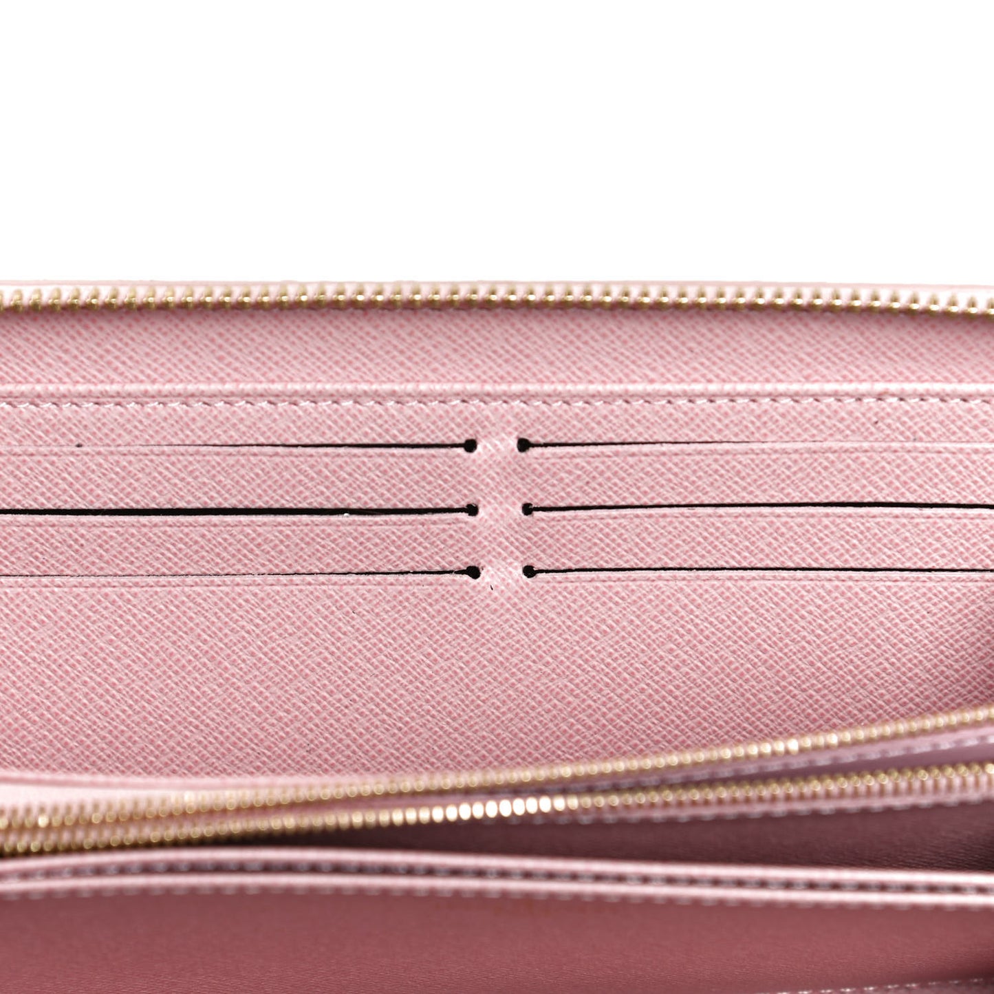 Damier Azur Zippy Wallet Rose Ballerine