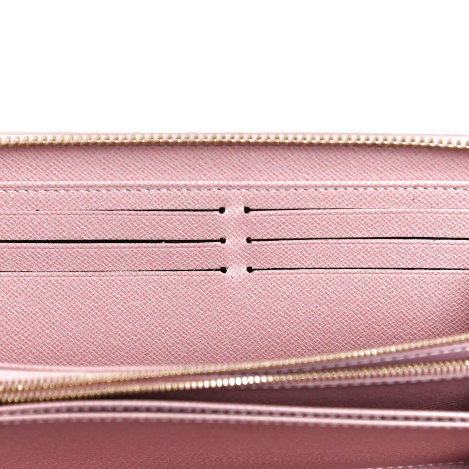 Louis Vuitton Damier Azur Zippy Wallet Rose Ballerine 11 of 12