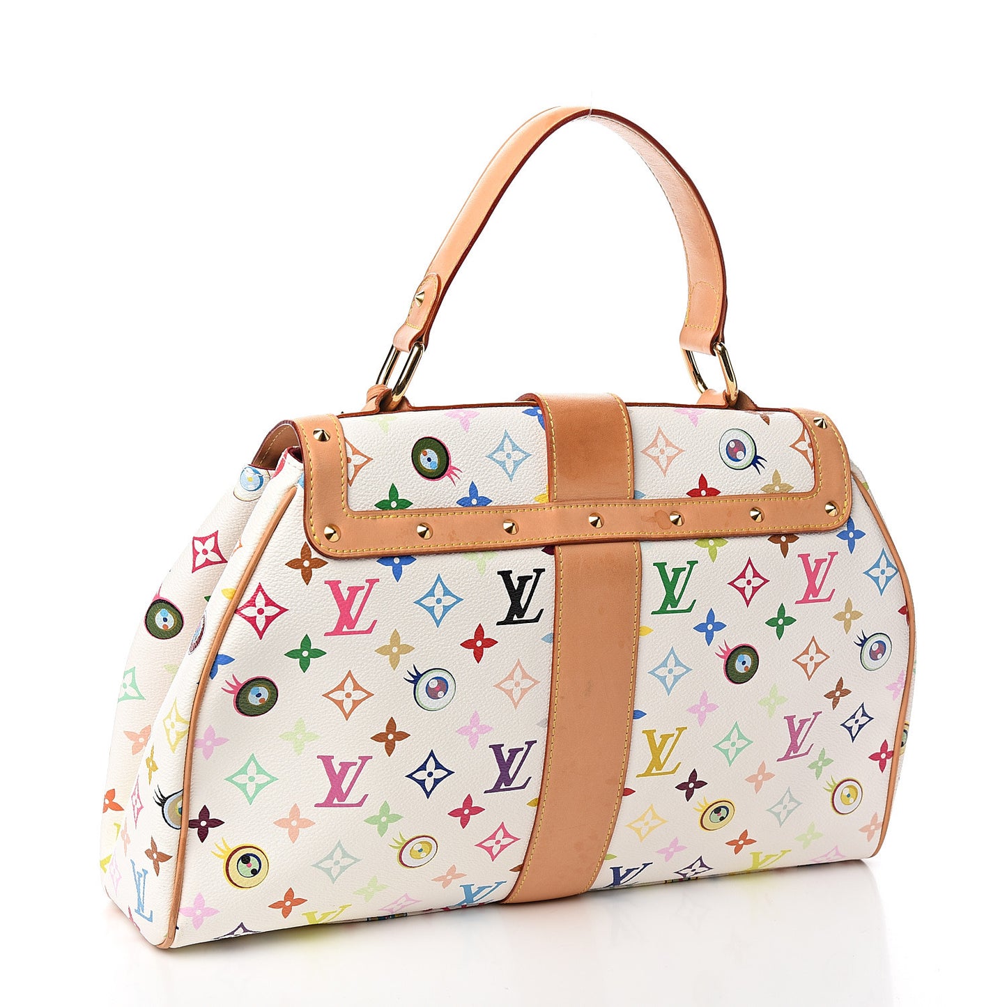Monogram Multicolor Murakami Eye Love You White