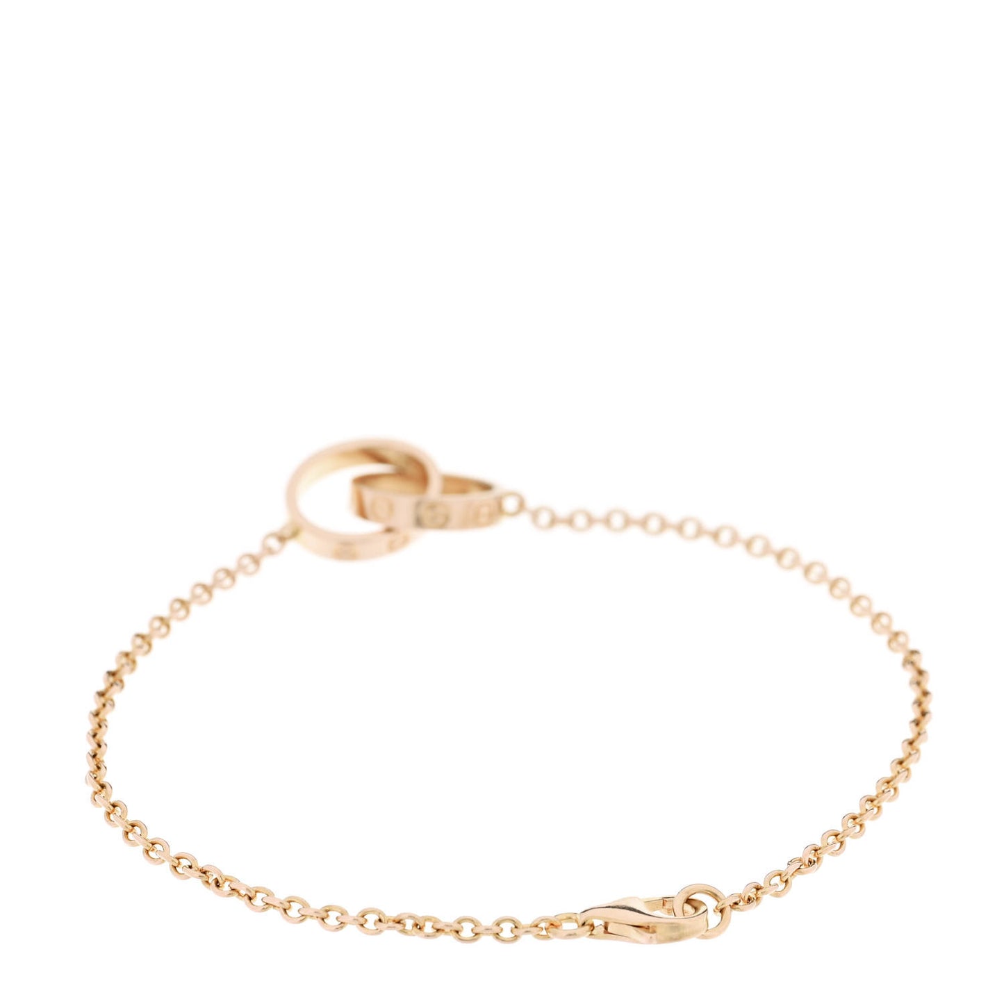 18K Pink Gold Interlocking LOVE Bracelet