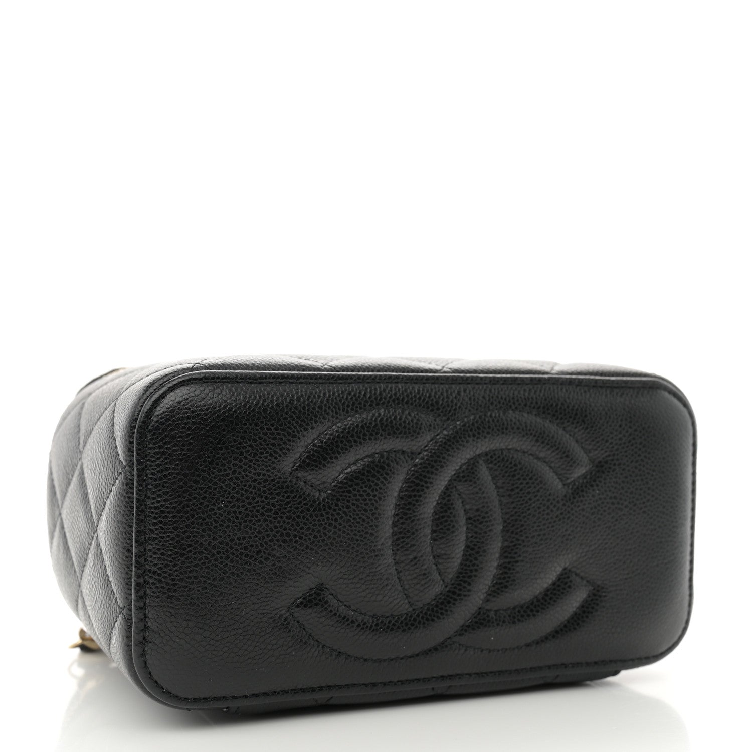 Chanel Caviar Quilted Small Vanity Case With Chain Black 4 of 11