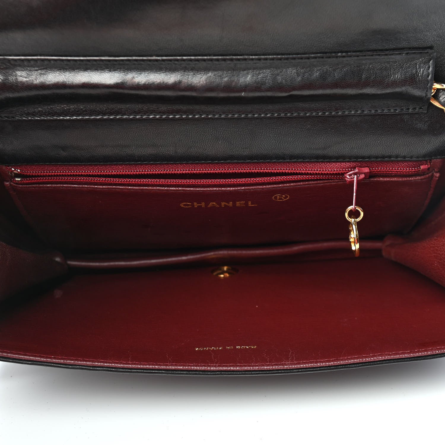 Chanel Lambskin Quilted Small Single Flap Black 4 of 12