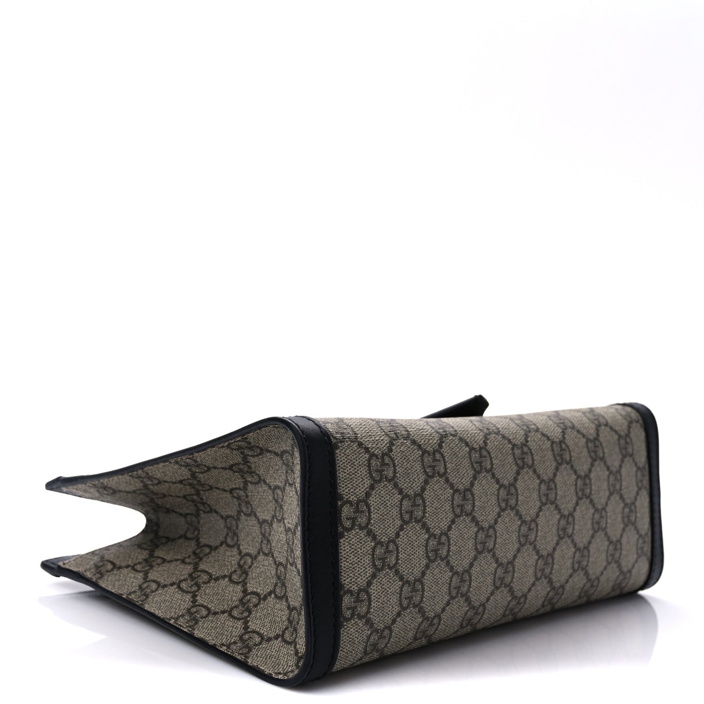 GG Supreme Monogram Small Padlock Tote Black