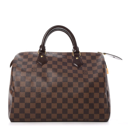 Louis Vuitton Damier Ebene Speedy 30 1 of 15