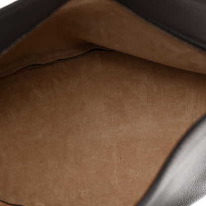 The Row Grained Calfskin Large Slouchy Banana Bag Brunette 5 of 10