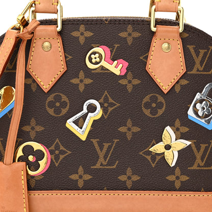 Louis Vuitton Monogram Love Lock Alma BB 8 of 10