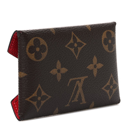 Louis Vuitton Monogram LV Colormania Kirigami Card Holder Sari Red 4 of 8