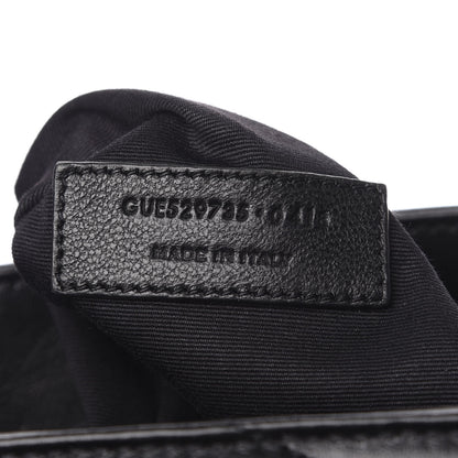 Saint Laurent Calfskin Y Quilted Monogram Medium Loulou Chain Satchel Black 10 of 12