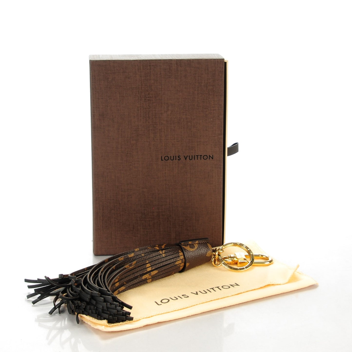 Monogram Tassel Bag Charm