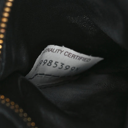 Bottega Veneta Grained Calfskin Maxi Intrecciato Cassette Crossbody Bag Black 7 of 10