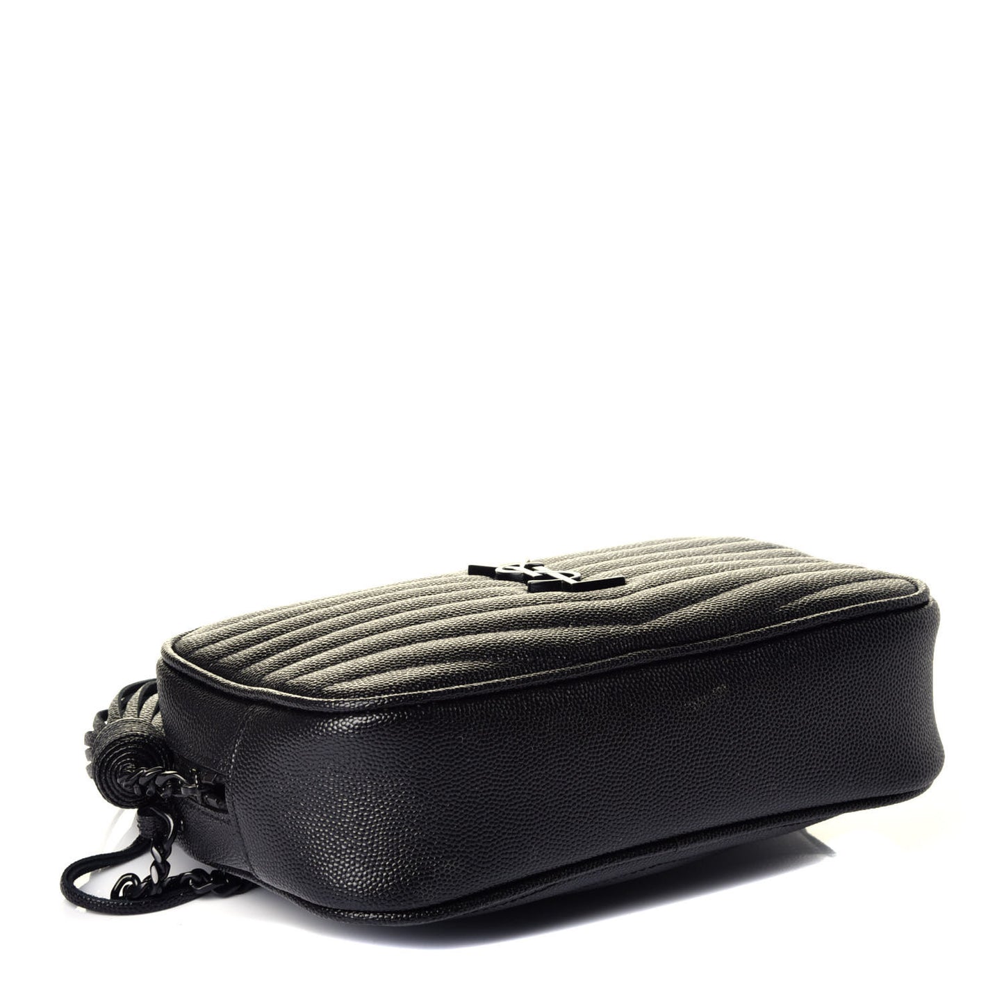 Grain De Poudre Matelasse Monogram Mini Lou Camera Bag Black