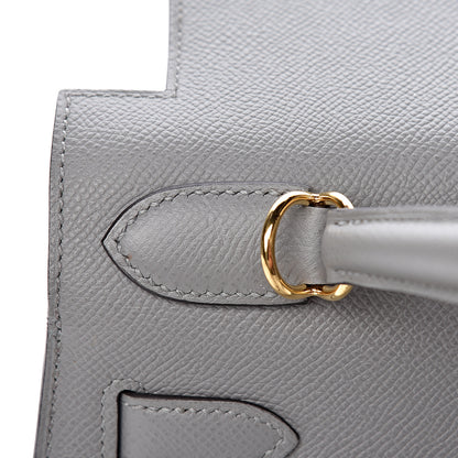 Hermes Epsom Kelly Sellier 28 Gris Mouette 10 of 39