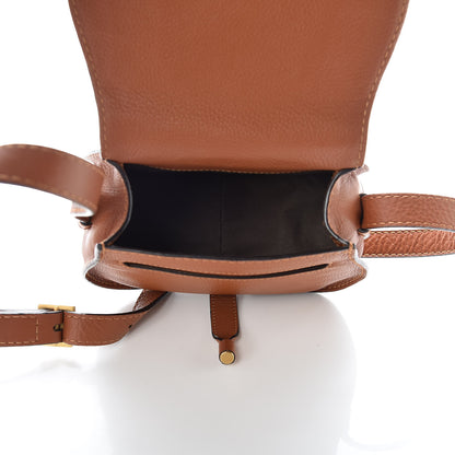 Chloe Calfskin Mini Marcie Round Crossbody Bag Tan 5 of 9