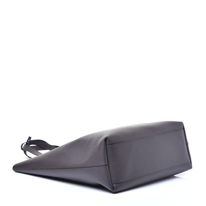 Saint Laurent Calfskin Bold Shopping Tote Grey 5 of 11