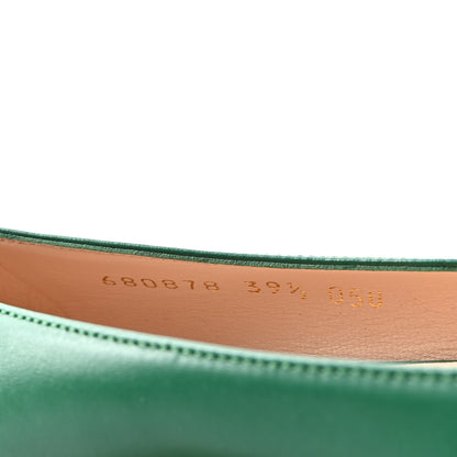 Gucci Double G Ballet Flats 39.5 Green 9 of 10