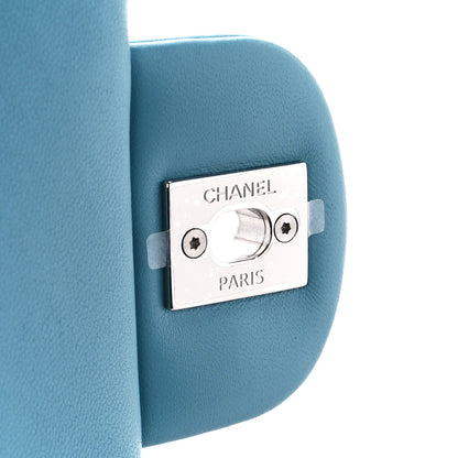 Chanel Lambskin Quilted Mini Square Flap Blue 7 of 11