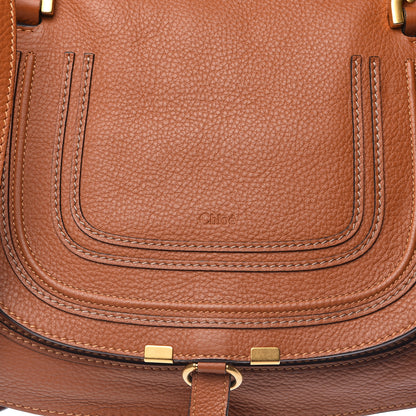 Chloe Calfskin Medium Marcie Satchel Tan 8 of 10