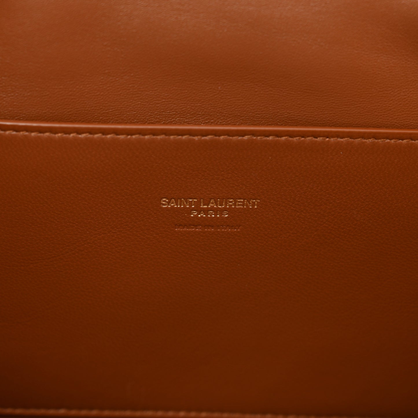 Smooth Calfskin Suede Medium Reversible Monogram Kate Satchel Brick