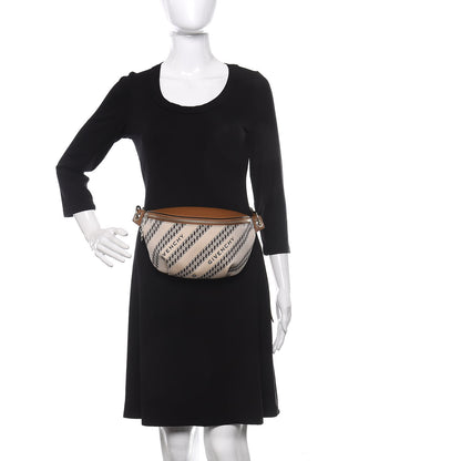 Givenchy Calfskin Canvas Bond Belt Bag Beige 2 of 11