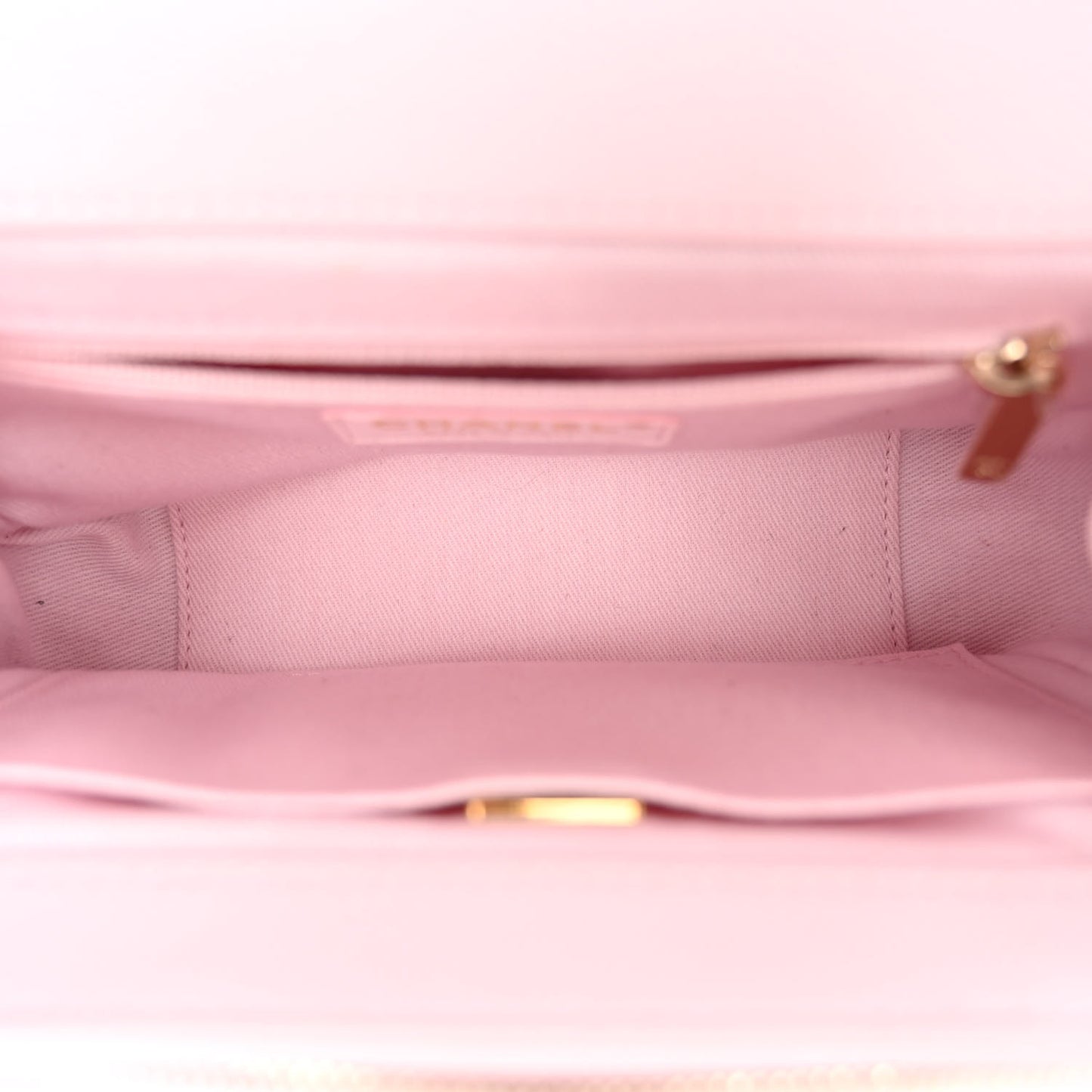 Caviar Quilted Small Business Affinity Flap Light Pink