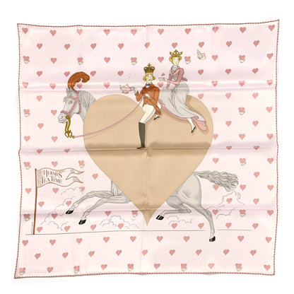 Hermes Silk Hermes Tea Time Scarf 70 Rose Pale Beige 1 of 6