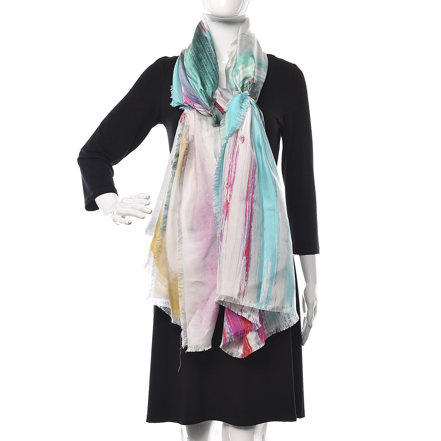 Silk CC Scarf Multicolor