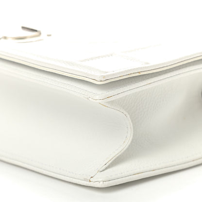 Christian Dior Grained Calfskin Small Diorama Flap Bag Off White 7 of 14